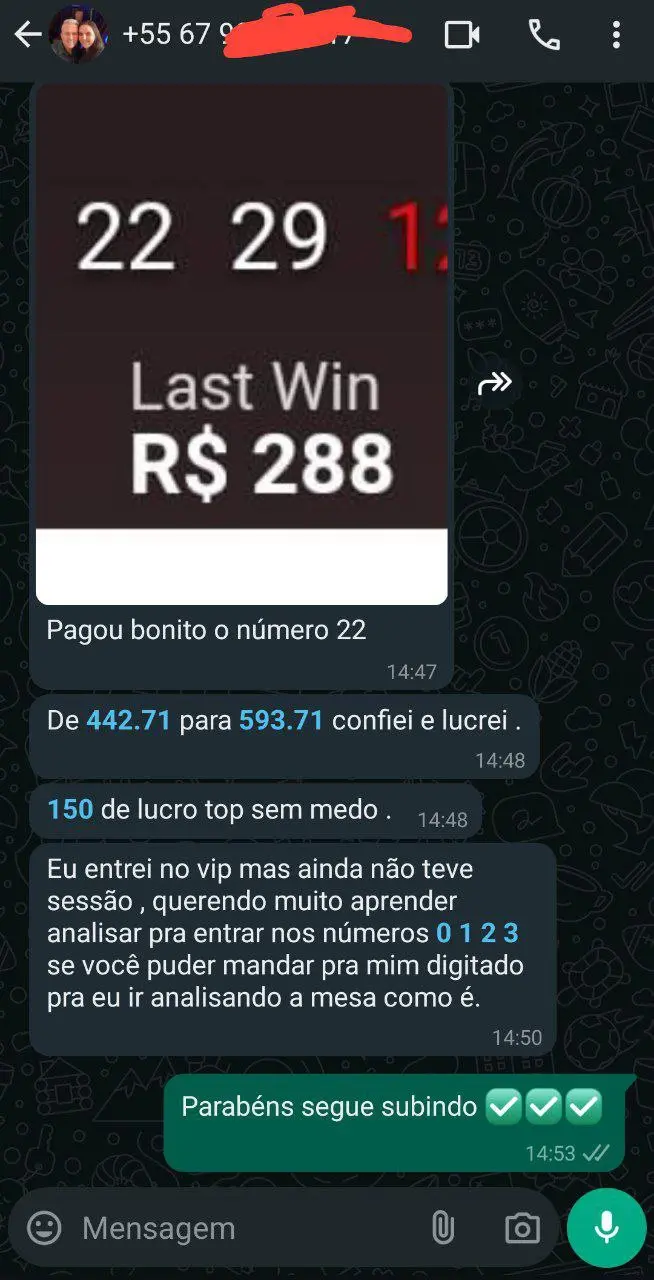 Depoimento de Pedro sobre lucros na roleta com método Santiago