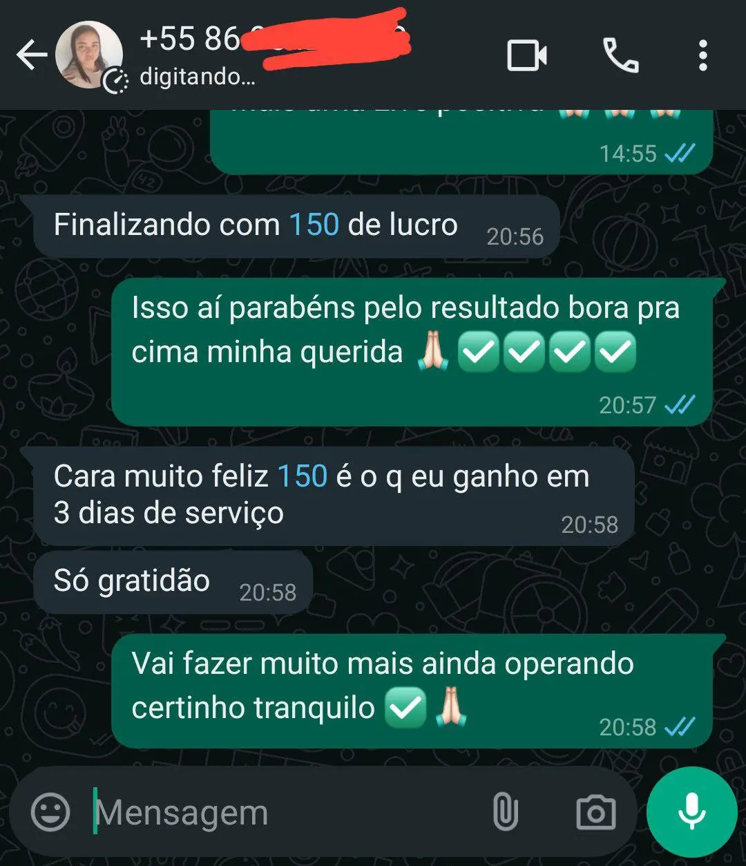 Depoimento de Bruno sobre recuperação de perdas com método Santiago